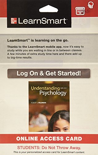 Learnsmart Access Card For Understanding Psychology