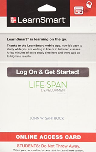 Learnsmart Access Card For Life Span Development