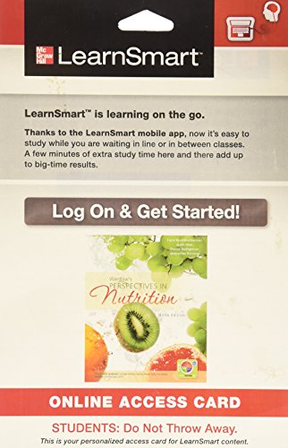 Learnsmart Access Card For Wardlaws Perspectives In Nutrition 9e