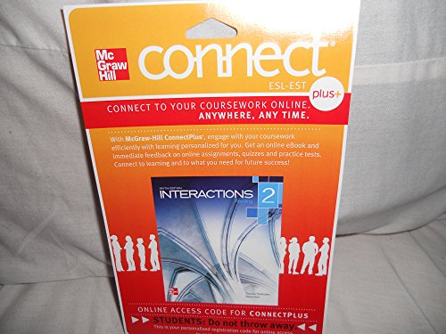 Connect Access Card For Interactions 2 Reading 6e