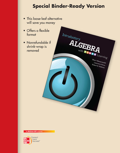 Loose Leaf For Introductory Algebra With P.o.w.e.r Learning