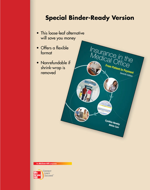 Loose Leaf For Insurance In The Medical Office 7e