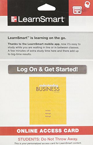 Learnsmart Access Card For Understanding Business