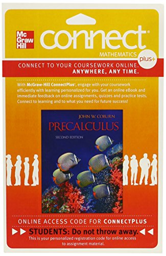Connect Math Access Card For Precalculus 2e