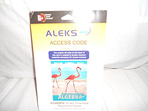 Aleks 360 Access Card 18 Weeks For Intermediate Algebra 4e