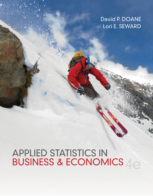 Loose Leaf Applied Statistics In Business & Economics With Connect Megastat For Excel 2007 2010 2013 Access Card 4e