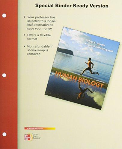 Loose Leaf Human Biology W  Lab Manual