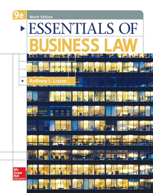 Essentials Of Business Law 9e