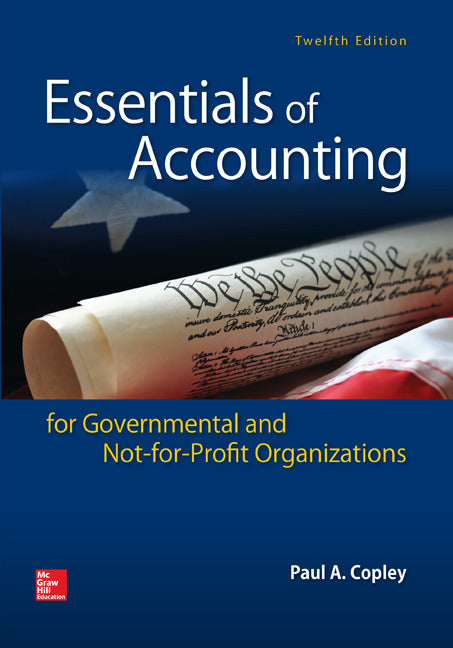 Essentials Of Accounting For Governmental & Not For Profit Organizations