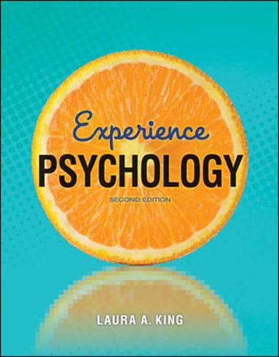 Experience Psychology King, Laura