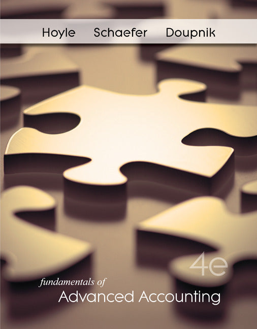 Fundamentals Of Advanced Accounting 4e