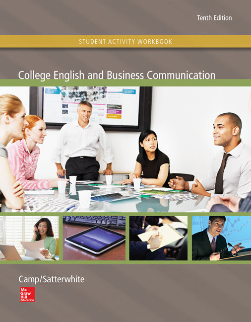 Student Activity Workbook For Use With College English & Business Communication