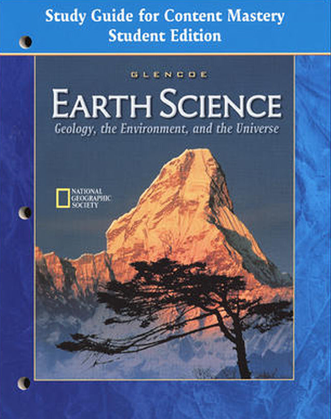 Earth Science Geology The Environment & The Universe Study Guide For Content Mastery Student Edition