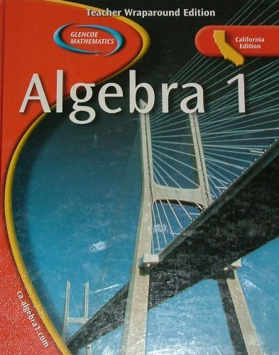 Algebra 1, Teacher Wraparound Edition [Hardcover] Holliday