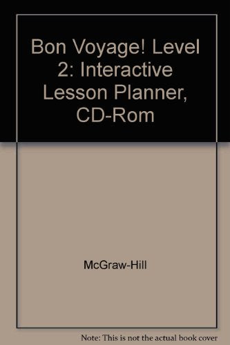 Lesson Planner with Teacher Resources CD-ROM (Glencoe French 2 Bon Voyage!) [Hardcover] Glencoe McGraw-Hill