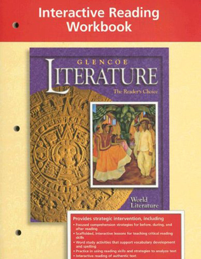 Glencoe Literature World Literature Interactive Reading Workbook