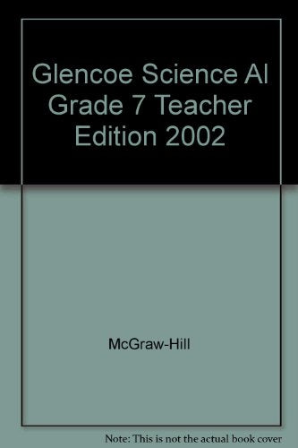 Alabama Science Grade 7 (Teacher Wraparound Edition, Grade 7) [Hardcover] unknown author