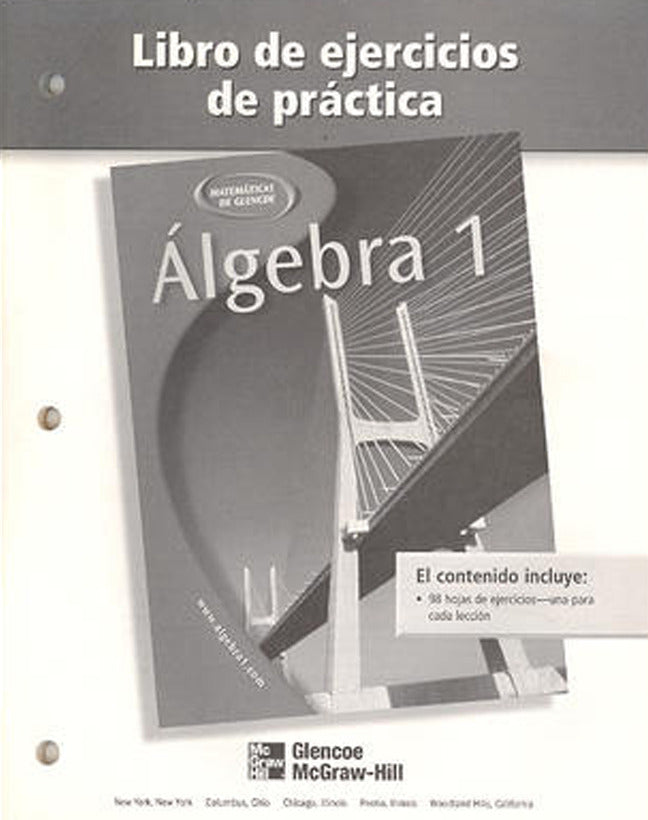 Algebra 1 Spanish Practice Workbook