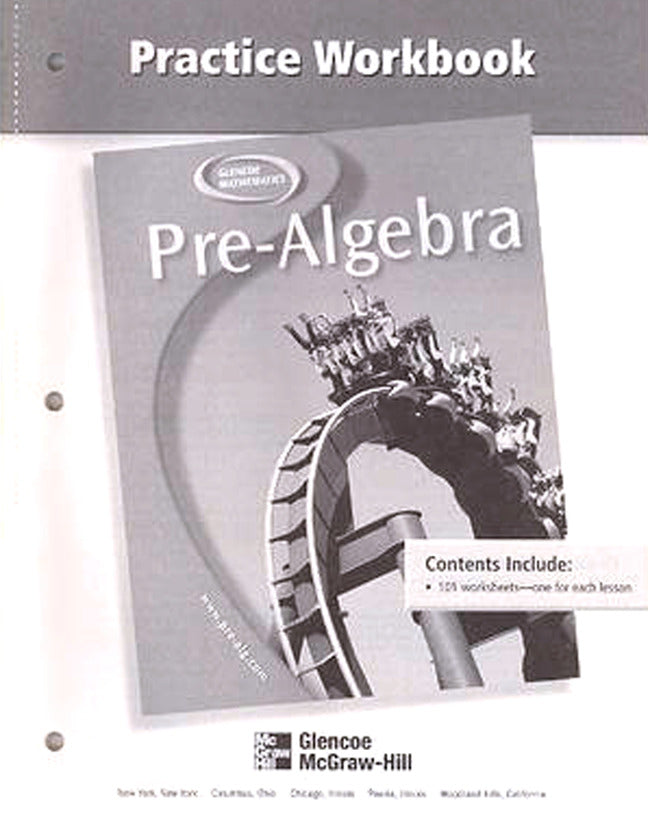 Pre Algebra Practice Workbook