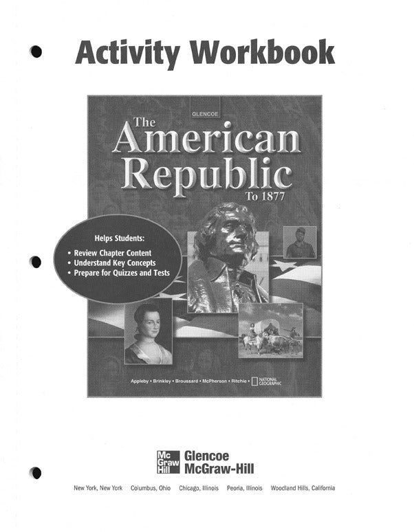 American Republic To 1877 Activity Workbook Student Edition
