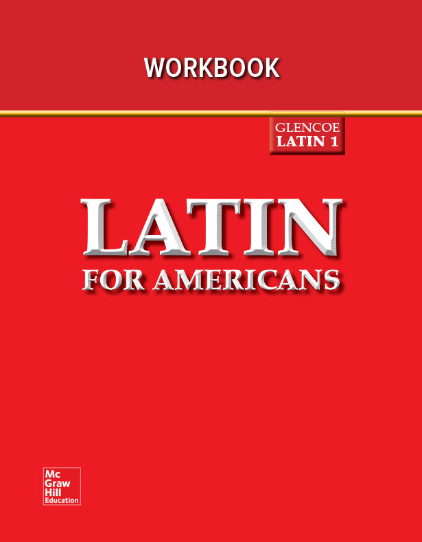 Latin For Americans Level 1 Writing Activities Workbook 9e