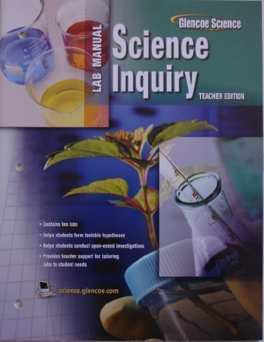 Biology: The Dynamics of Life, Science Inquiry Laboratory Manual, Teacher's Edition [Paperback] glencoe science