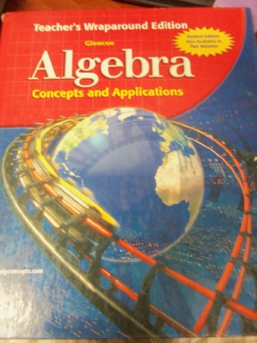 Algebra Concepts and Applications: Teachers Wraparound Edition [Hardcover] Jerry Cummins