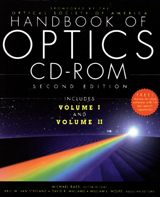 Handbook Of Optics On Cd Rom 2e