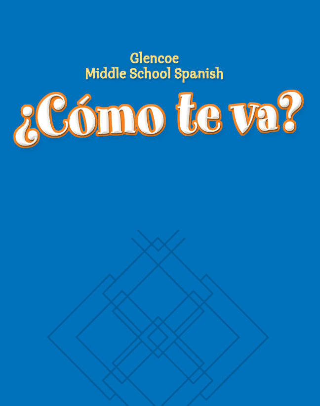 CÃ³mo Te Va Level B Nivel Azul Workbook