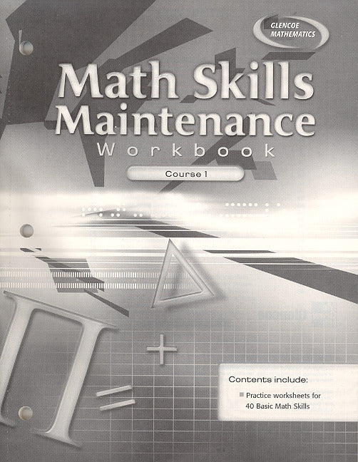 Math Skills Maintenance Workbook Course 1