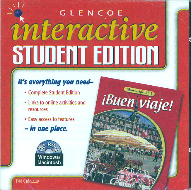 Buen Viaje Level 1 Interactive Student Edition Cd Rom 3e