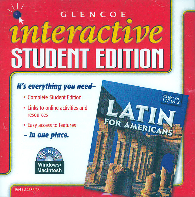 Latin For Americans Level 3 Interactive Student Edition Cd Rom 9e