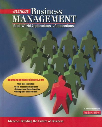 Business Management: Real-World Applications and Connections, Student Edition [Hardcover] McGraw Hill