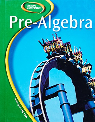Glencoe Pre-Algebra, Student Edition (Glencoe Mathematics) [Hardcover]