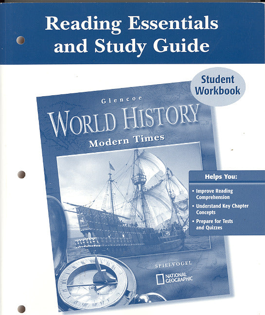Glencoe World History Modern Times Reading Essentials & Study Guide Workbook 2e