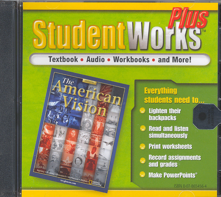 The American Vision Studentworks Plus Cd Rom 2e