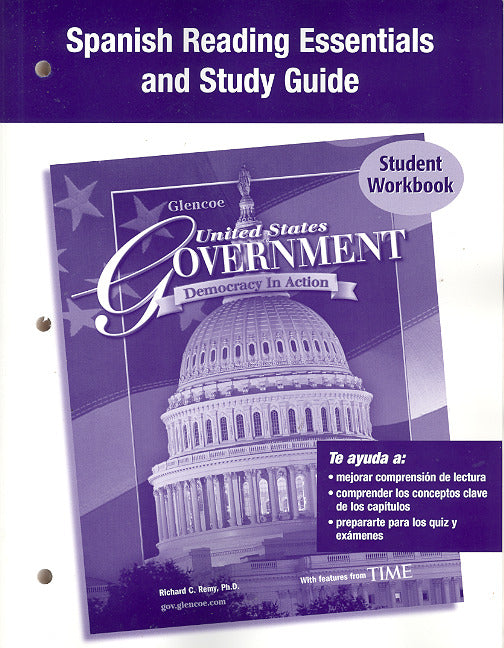 United States Government Democracy In Action Spanish Reading Essentials & Study Guide Workbook 2e