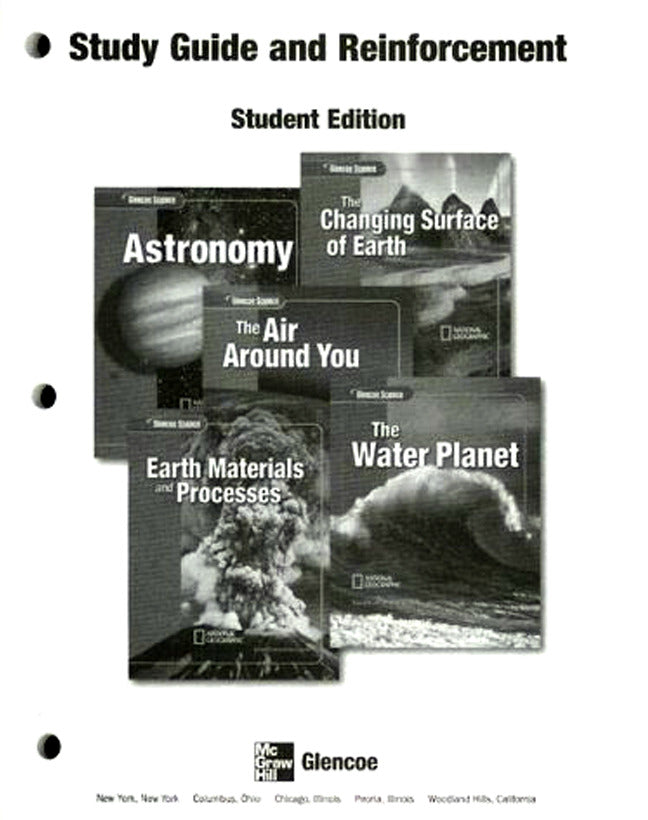 Glencoe Science Earth Science Modules Study Guide Student Edition