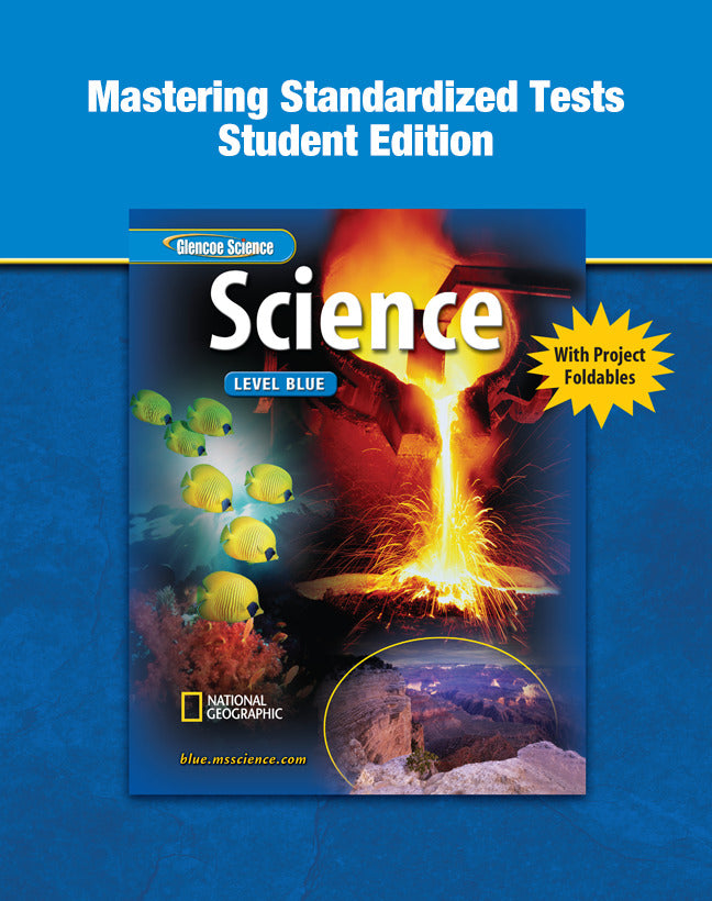 Glencoe Iscience Level Blue Grade 8 Mastering Standardized Tests Student Edition