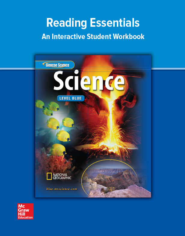 Glencoe Iscience Level Blue Grade 8 Reading Essentials Student Edition