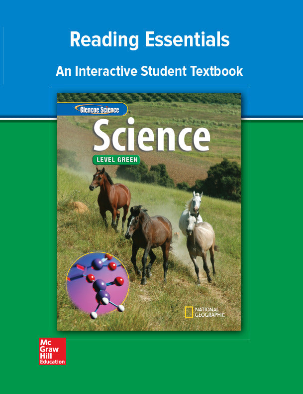 Glencoe Iscience Level Green Grade 7 Reading Essentials Student Edition