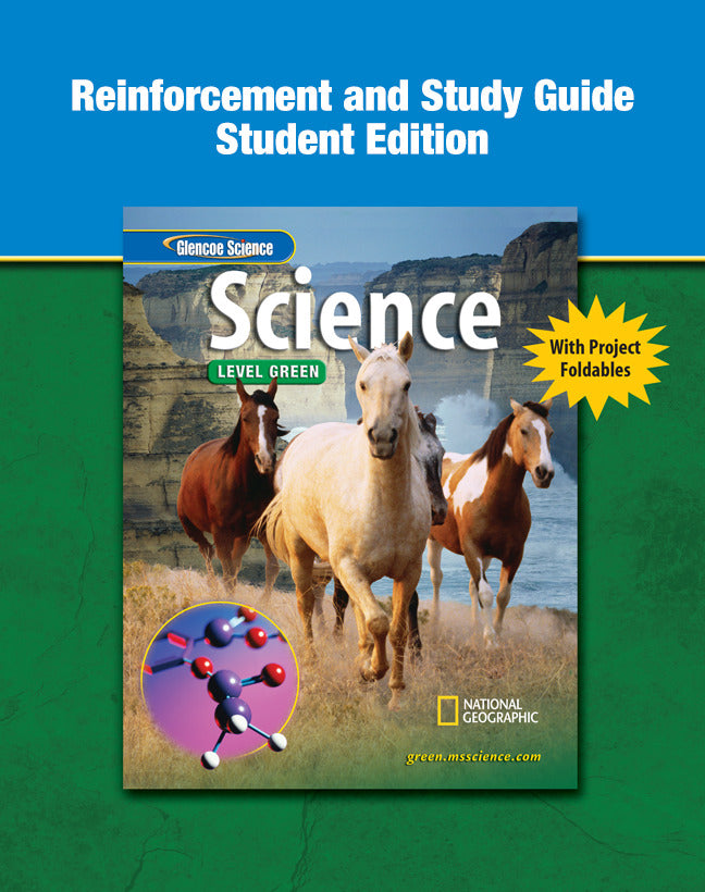 Glencoe Iscience Level Green Grade 7 Reinforcement & Study Guide Student Edition