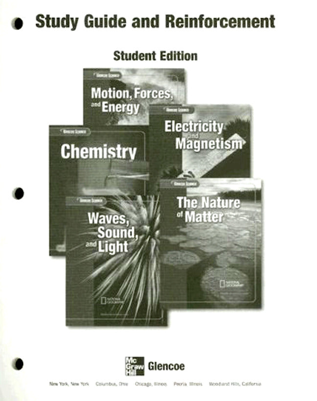 Glencoe Science Modules Physical Science Modules Study Guide Student Edition