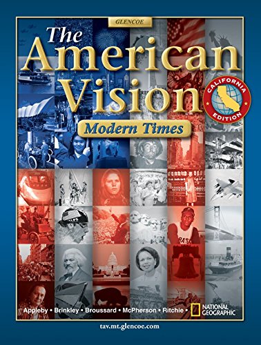 The American Vision California Edition: Modern Times [Hardcover] McGraw-Hill Education