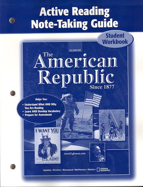 The American Republic Since 1877 Active Reading Note Taking Guide Student Edition 2e