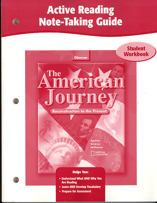 The American Journey Reconstruction To The Present Active Reading Note Taking Guide Student Edition