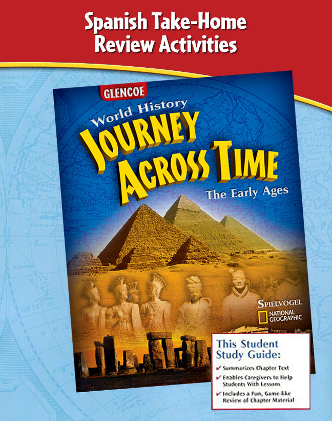 Journey Across Time Early Ages Spanish Take Home Review Activities