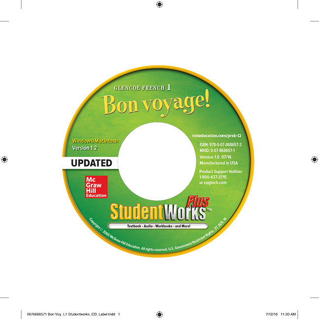 Bon Voyage Level 1 Studentworks Plus Cd Rom