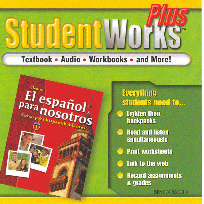 El EspaÃ±ol Para Nosotros Curso Para Hispanohablantes Level 1 Studentworks Plus Cd Rom