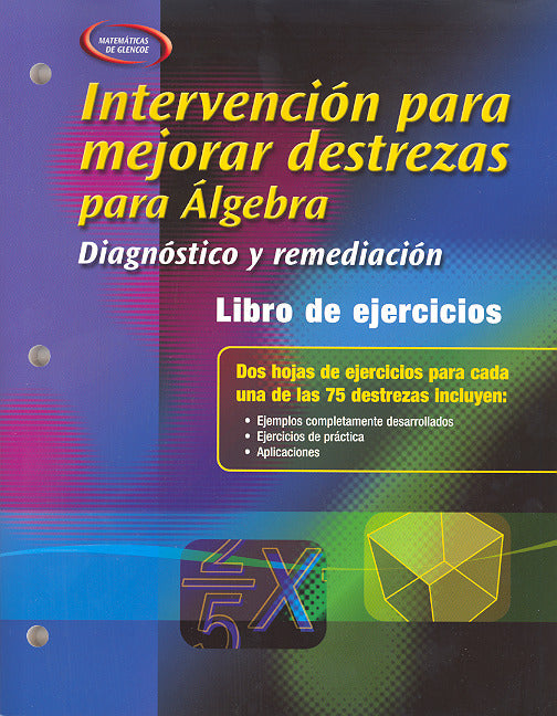 Skills Intervention For Algebra Diagnosis & Remediation Spanish Student Workbook